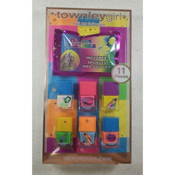 Townley Girl 11 Piece Nail Art Collection Set New Sealed - Picture 1 of 10